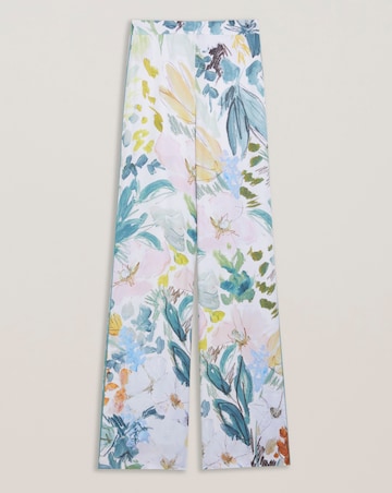 Ted Baker Printed Wide Leg Trouser