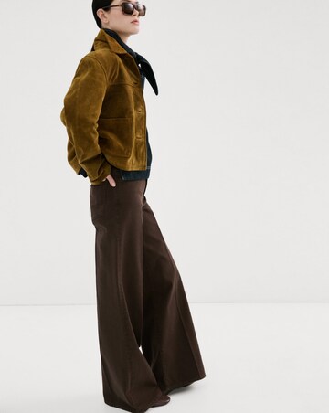 Mango High-Waisted Wide Leg Jean