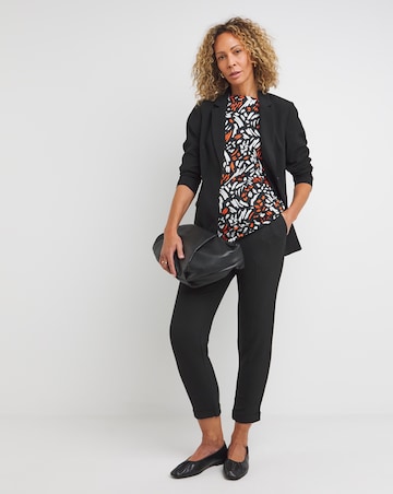 Mono Print/Black 2 Pack Boyfriend Short Sleeve T-Shirts