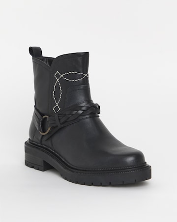 Joe Browns Leather Ankle Boot EEE Fit