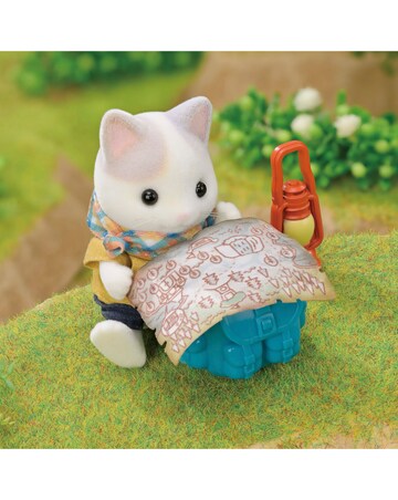 Sylvanian Families Exciting Exploration Set - Latte Cat Brother & Baby