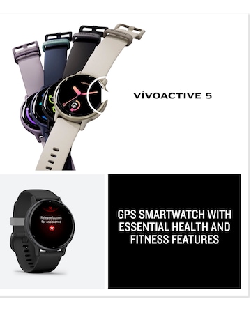 Garmin Vivoactive 5 Smart Watch - Navy with SIlicone Band