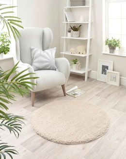 Buddy Fleck Washable &amp; Stain Resistant Rug Circle