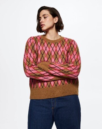 Mango Rhombus Design Sweater
