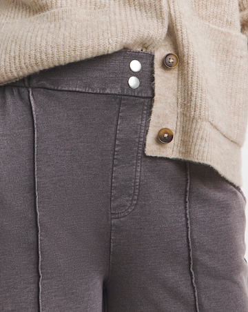 Mocha Jersey Wide Leg Trouser