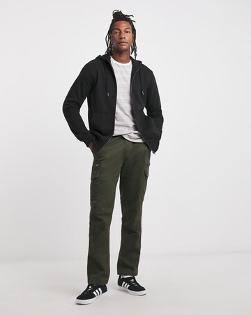 Full Zip Hoodie-Black