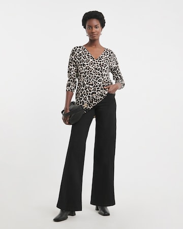 Animal V Neck Slouch Tunic