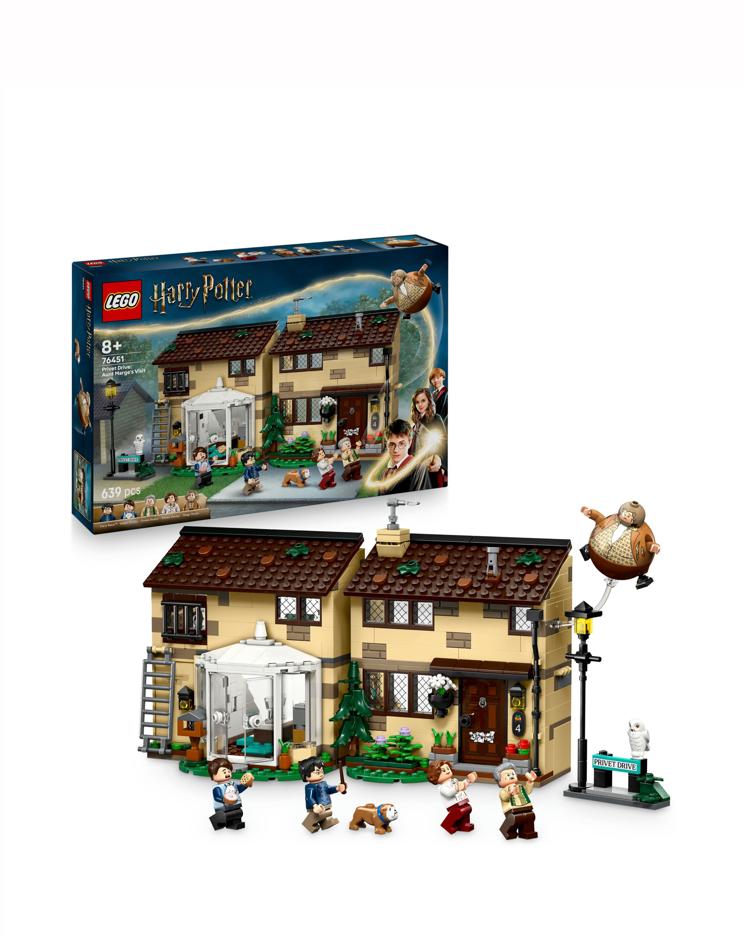 LEGO Harry Potter Privet Drive: Aunt Marge's Visit, Buildable