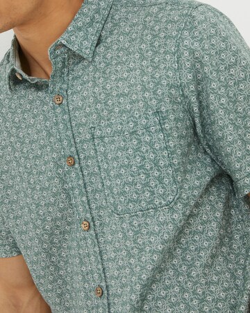 FatFace Geo Short Sleeve Print Shirt