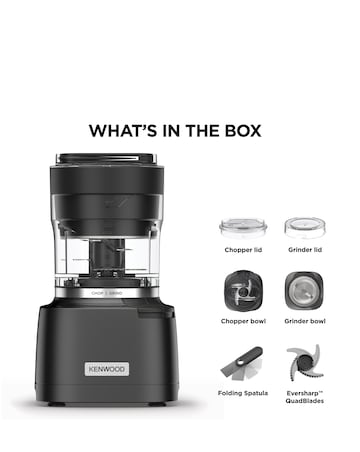 Kenwood CHP80.00BK DuoPrep 2-in-1 Grinder Chopper