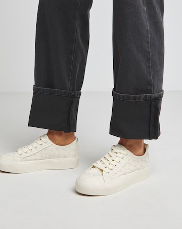 Shawnee Mesh Lace Up Trainers - Extra Wide Fit (EEE)