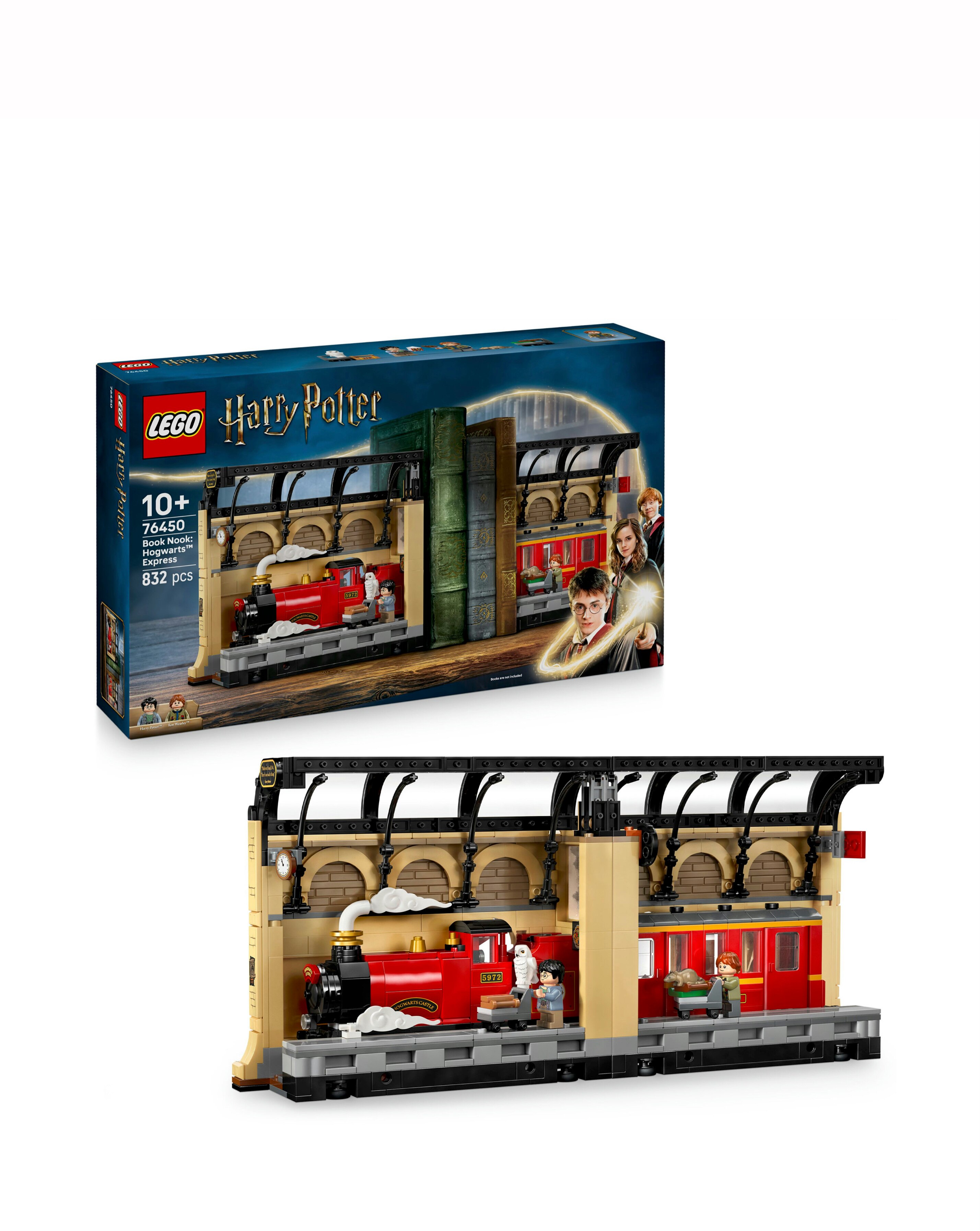 LEGO Harry Potter Book Nook: Hogwarts Express, Magical Toy for Kids 76450