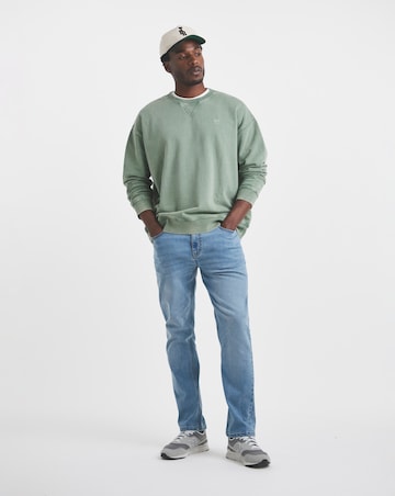 Union Garment Dyed Sweatshirt-Khaki