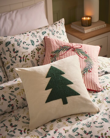 Boucle Christmas Tree Cushion