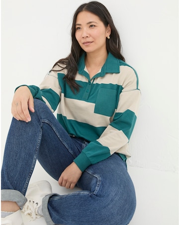 FatFace Ruby Stripe Rugby Top