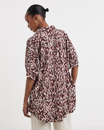 Printed Oversized Blouse