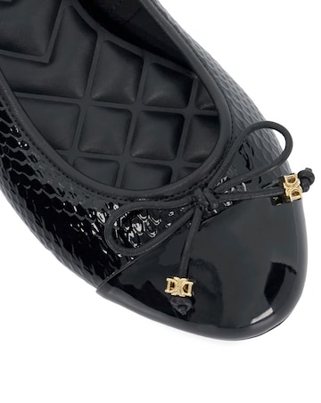 Dune Hallo Charm Detail Ballet Shoes Wide Fit