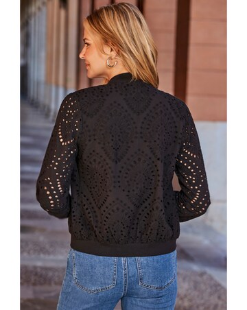 Sosandar Broderie Anglasie Bomber