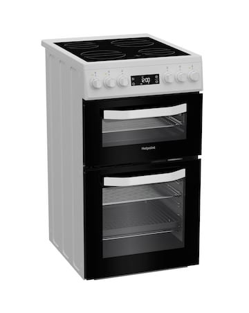 Hotpoint HDE5VDCW 50cm Electric Double Cooker Ceramic Hob - White Installation