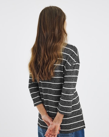 Soft Touch Slash Neck Top