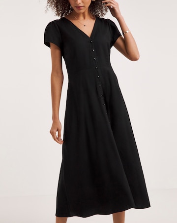 Ro&Zo Button Front Midi dress
