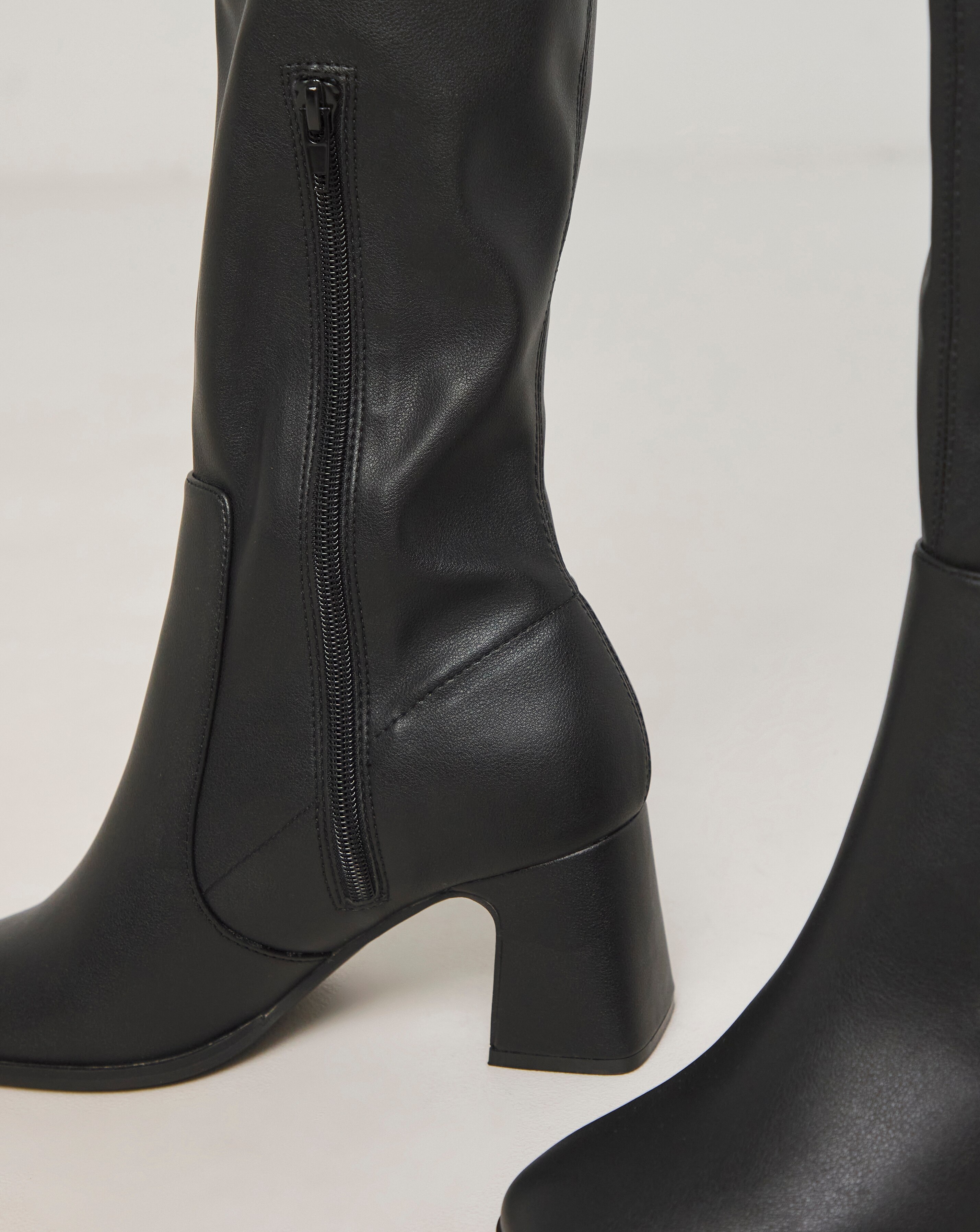 Chana Heeled Stretch Boots - Extra Wide Fit (EEE) & Curvy/Super