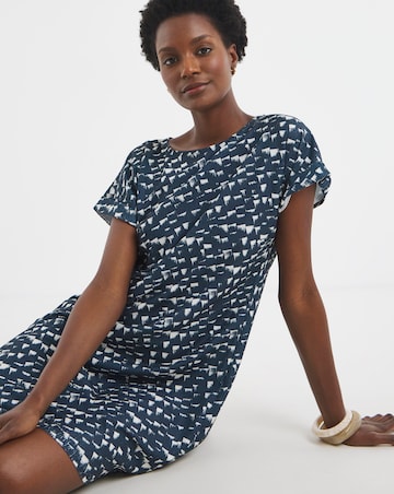 Great Value Textured Jersey Swing Dress