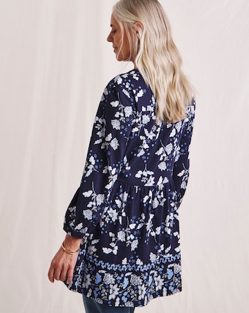 Julipa Tiered Pure Cotton Swing Tunic