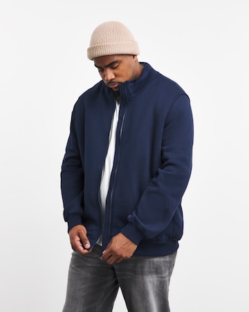 Borg Lined Funnel Neck Sweatshirt Long