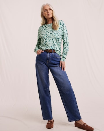 Julipa Printed Crew Neck Jumper