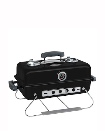 George Foreman Black Toolbox Charcoal BBQ