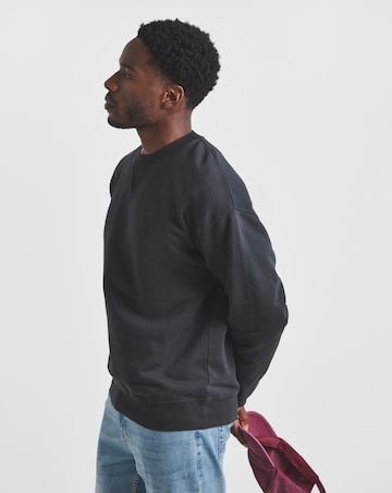 Union Garment Dyed Crew Sweatshirt- Black