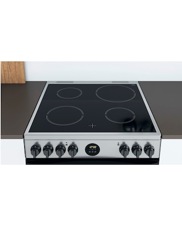 Indesit ID67V9HCX/UK 60cm Electric Double Cooker + Installation