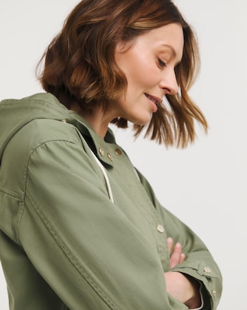 Sage Hooded Utility Parka