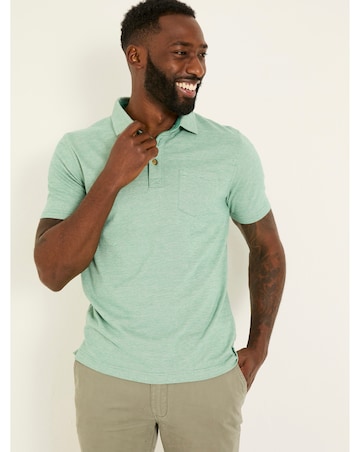 Fatface Elm Polo - Teal Green