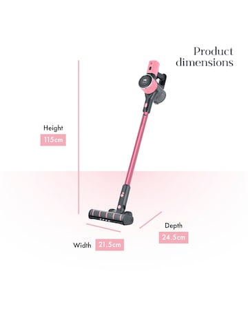 Swan TV?s Queen of Clean Cordless Anti-Tangle Vacuum Cleaner