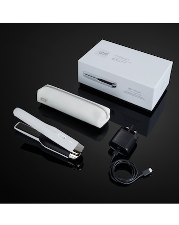 GHD Unplugged Cordless Hair Straightener in White