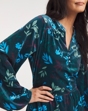 Julipa Printed Velour Midi Dress