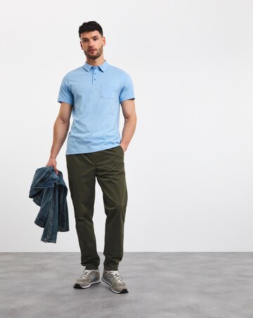 Jersey Slub Pocket Polo Long