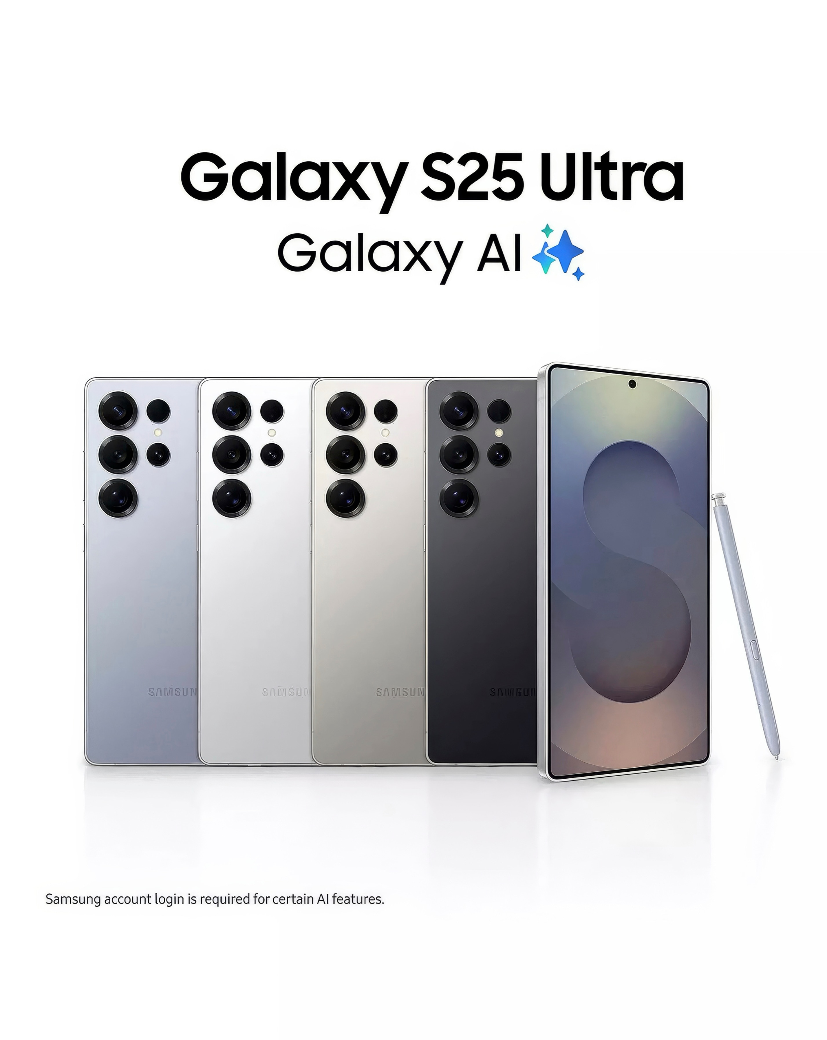 Samsung Galaxy S25 Ultra 512GB - Titanium Blue | JD Williams