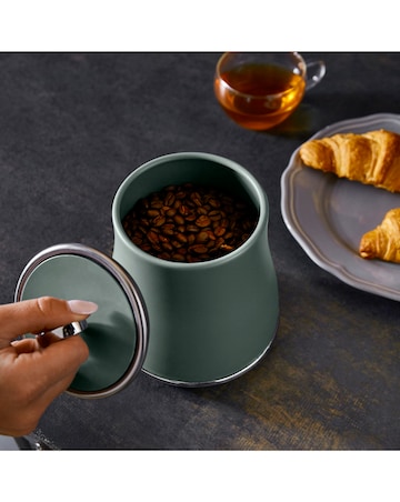 Tower Renaissance 4 Piece Bread Bin and Canister Set Green