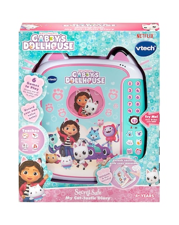 VTech Gabby's Dollhouse Secret Safe My Cat-tastic Diary