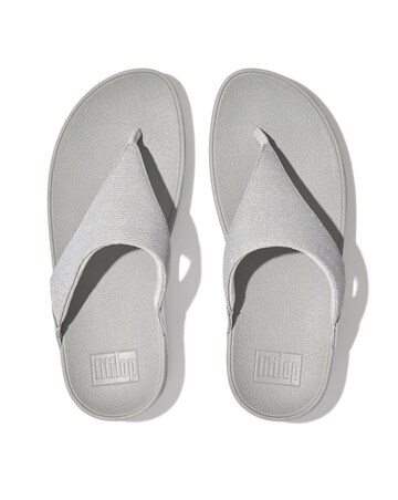 Fit Flop Lulu Shimmer Toe-Post Sandals Standard Fit