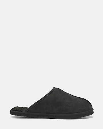 Jack & Jones Dudely Microfibre Slipper - Black