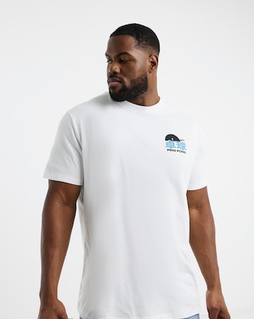 Jack & Jones Ping Pong Back Graphic T-Shirt - White