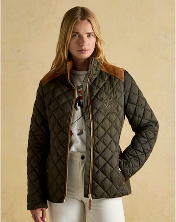 Joules Braemar Luxe Showerproof Quilted Coat