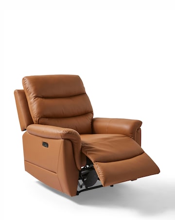 Dunne Faux Leather Power Recliner Chair