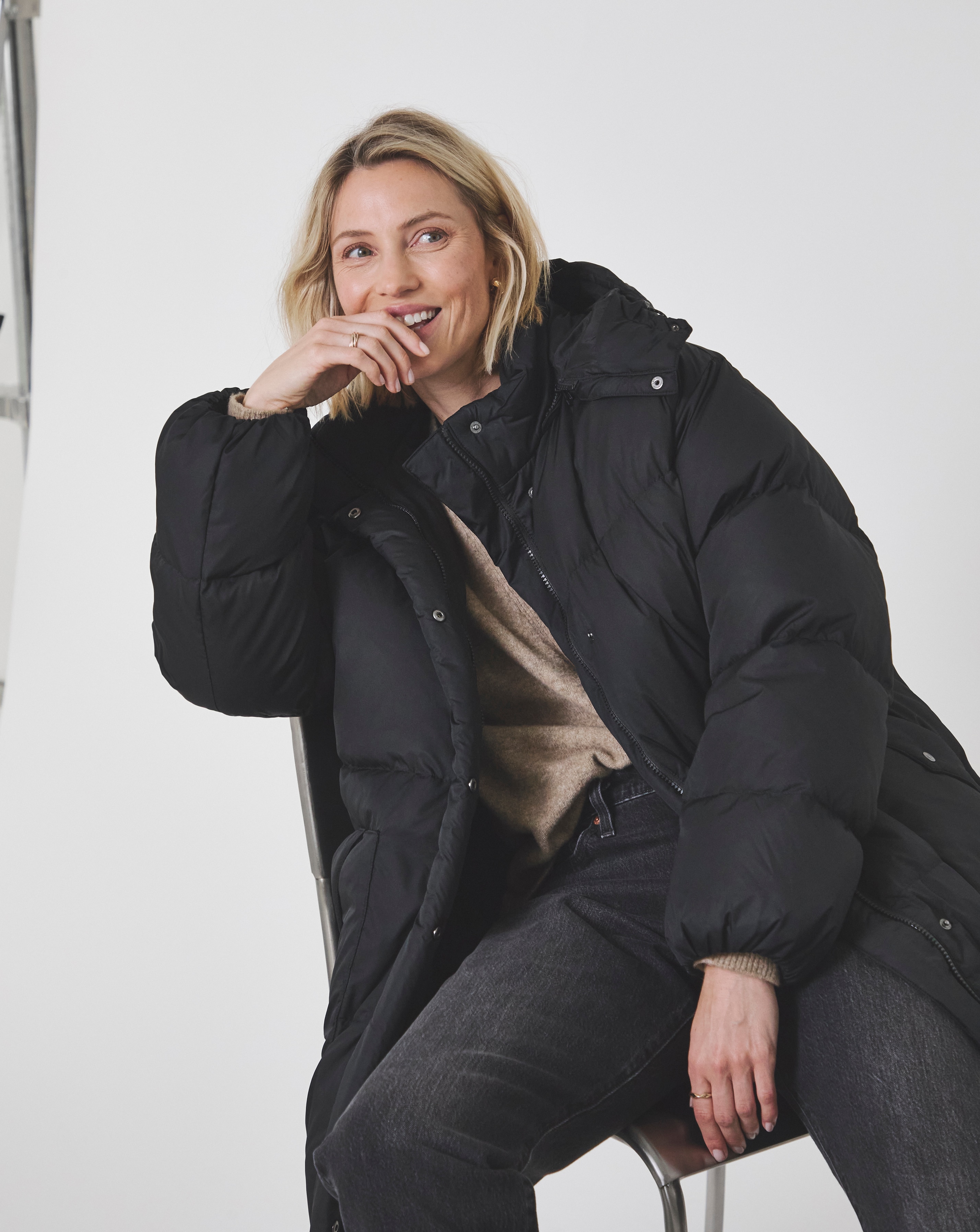 retro puffer levi's martina puffer coat Levi's Western Bubble Midi JD Williams