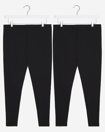 Pretty Secrets (2 Pack) Thermal Leggings Black