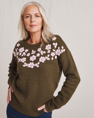 Julipa Floral Embroidered Jumper